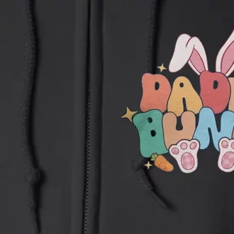 Daddy Bunny Easter Day Daddy Bunny Dad Easter Bunny Matching Family Full Zip Hoodie