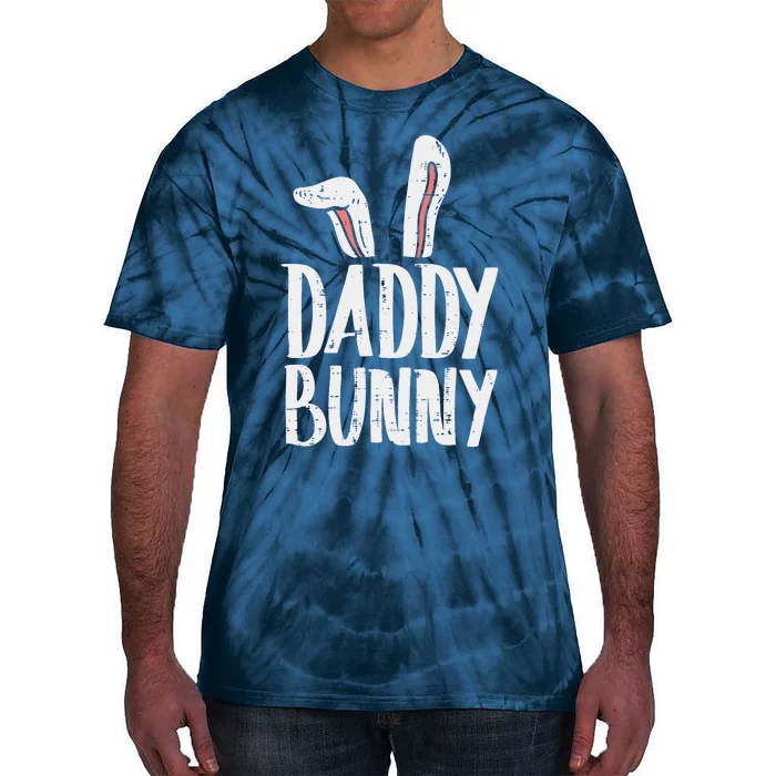 Daddy Bunny Ears Easter Family Matching Dad Father Papa Tie-Dye T-Shirt