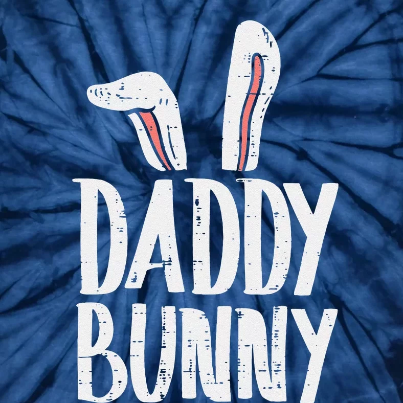 Daddy Bunny Ears Easter Family Matching Dad Father Papa Tie-Dye T-Shirt