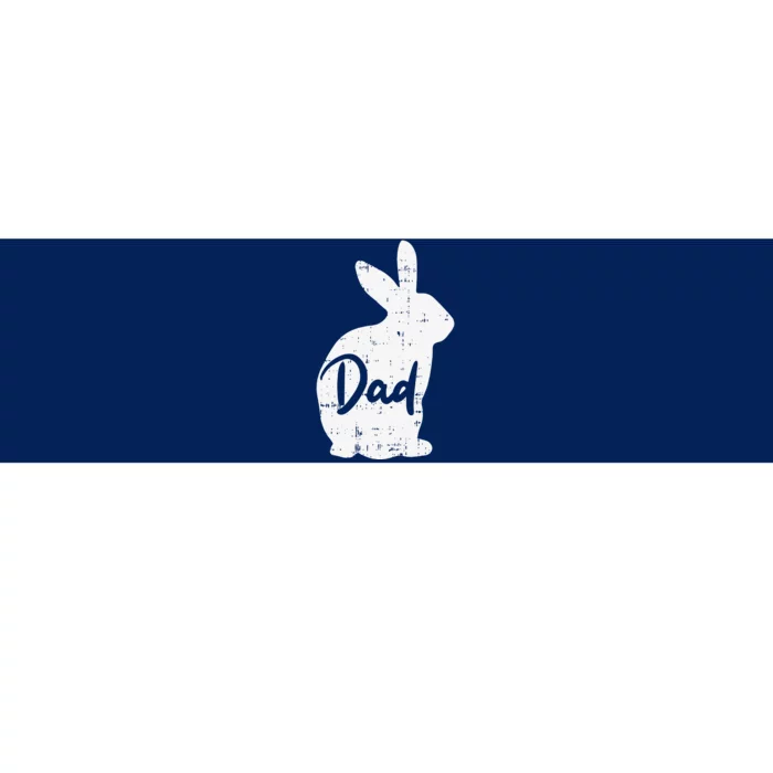 Dad Bunny Easter Day Cute Rabbit Daddy Papa Father Bumper Sticker