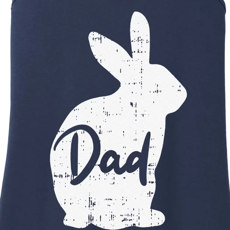 Dad Bunny Easter Day Cute Rabbit Daddy Papa Father Ladies Essential Tank