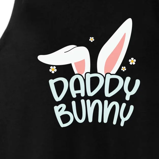 Daddy Bunny Easter Dad Father's Day Easter Day Ladies Tri-Blend Wicking Tank