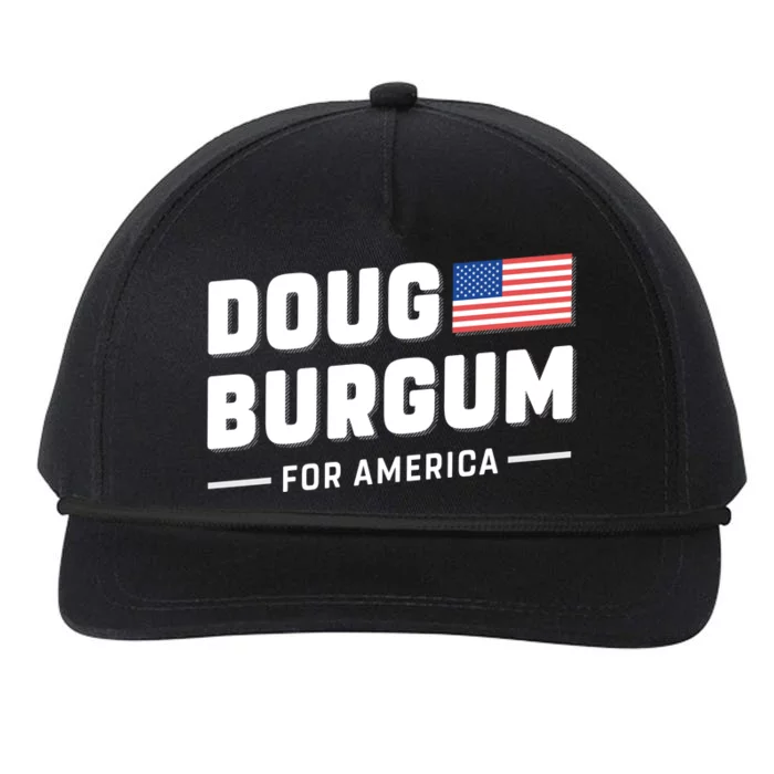 Doug Burgum For America 2024 Snapback Five-Panel Rope Hat