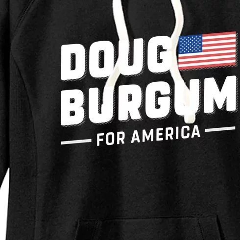 Doug Burgum For America 2024 Women's Fleece Hoodie