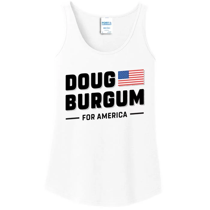 Doug Burgum For America 2024 Ladies Essential Tank