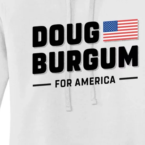 Doug Burgum For America 2024 Women's Pullover Hoodie