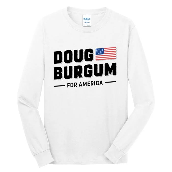 Doug Burgum For America 2024 Tall Long Sleeve T-Shirt