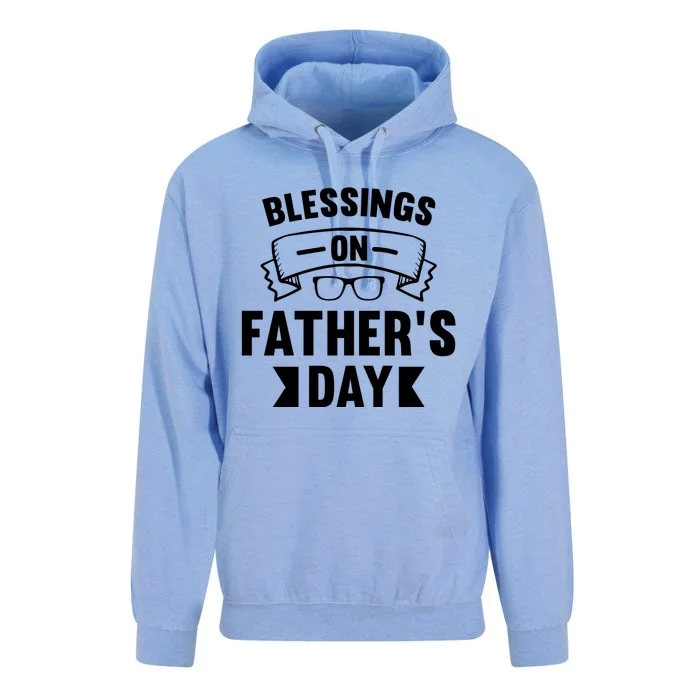 Dad Birthday Family Christian Blessing On Fathers Day Gift Unisex Surf Hoodie