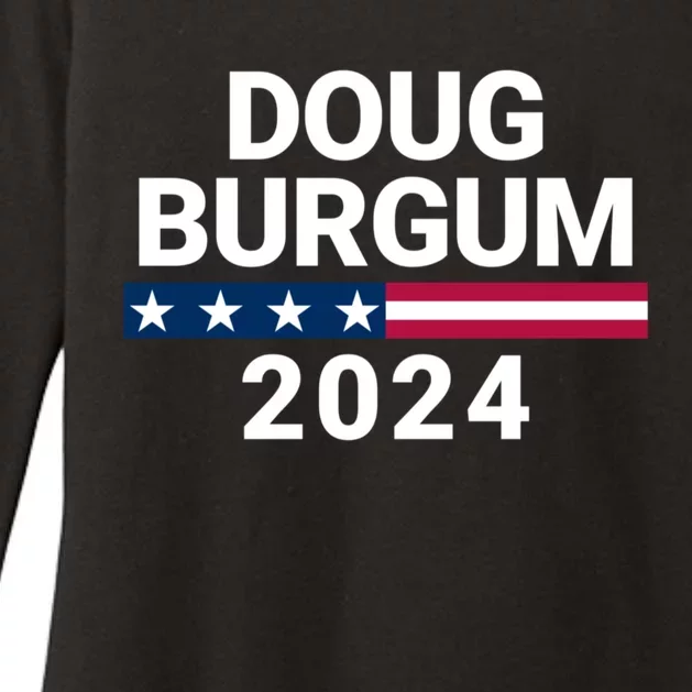 Doug Burgum For President 2024 Election Womens CVC Long Sleeve Shirt