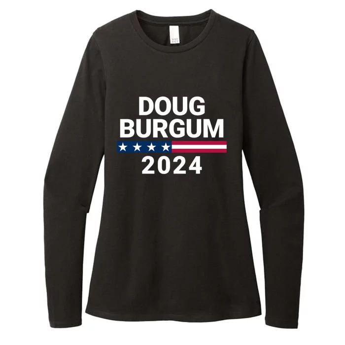 Doug Burgum For President 2024 Election Womens CVC Long Sleeve Shirt