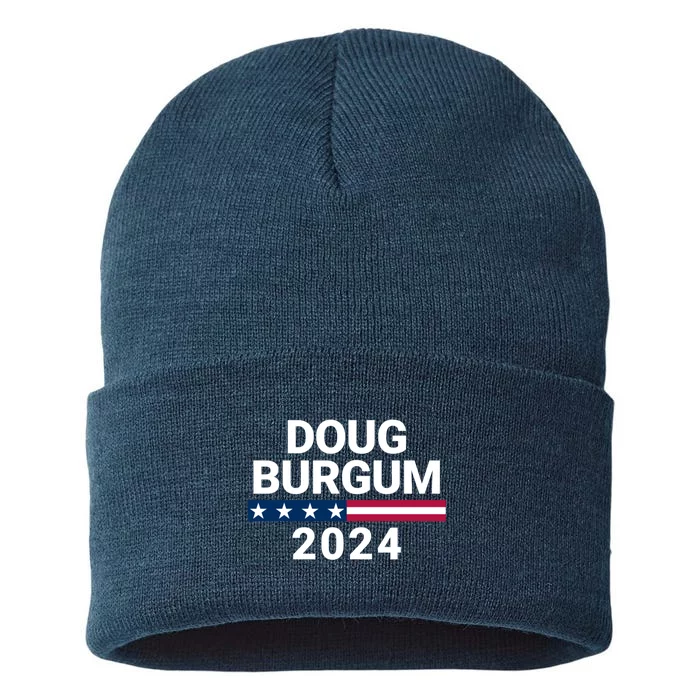 Doug Burgum For President 2024 Election Sustainable Knit Beanie