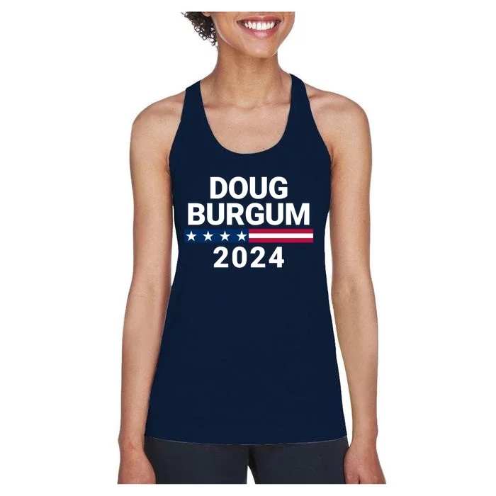 Doug Burgum For President 2024 Election Women's Racerback Tank