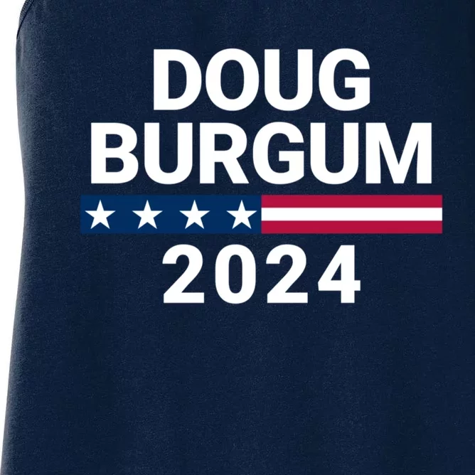 Doug Burgum For President 2024 Election Women's Racerback Tank