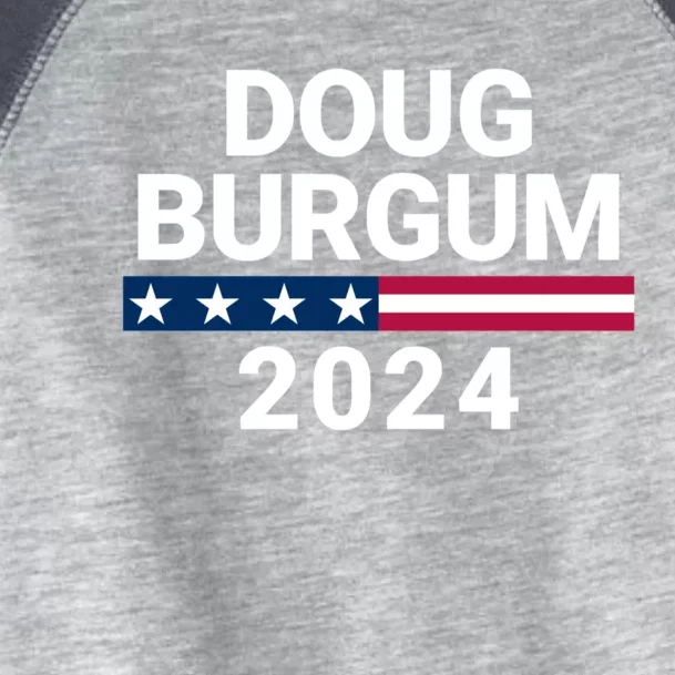 Doug Burgum For President 2024 Election Toddler Fine Jersey T-Shirt