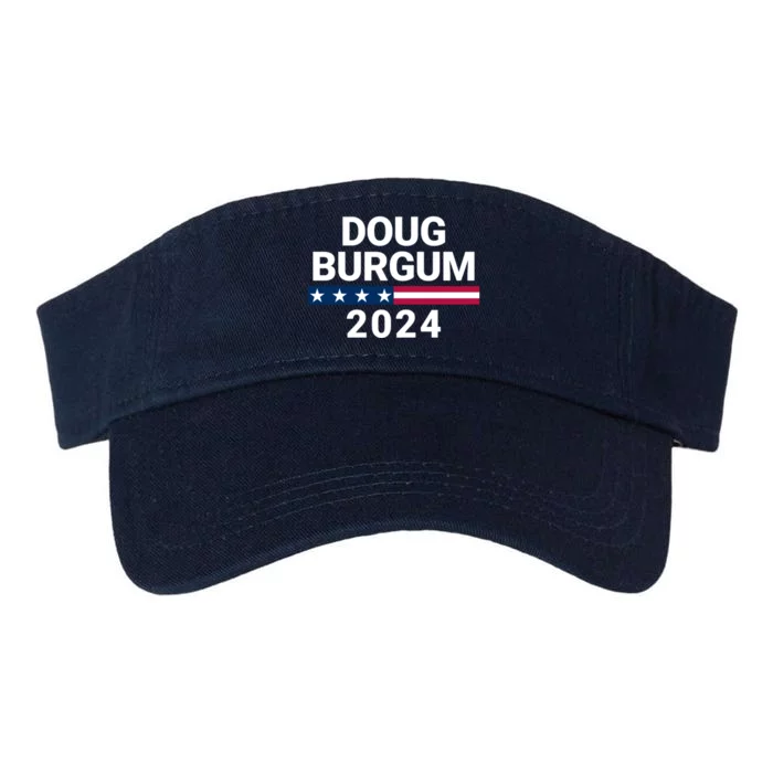 Doug Burgum For President 2024 Election Valucap Bio-Washed Visor