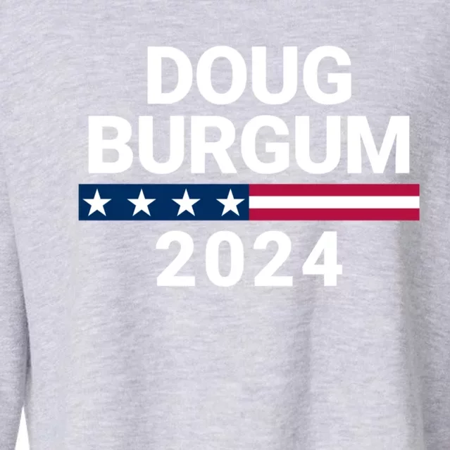 Doug Burgum For President 2024 Election Cropped Pullover Crew