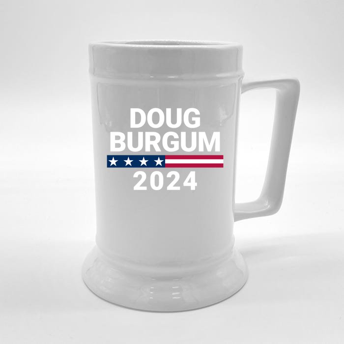 Doug Burgum For President 2024 Election Front & Back Beer Stein