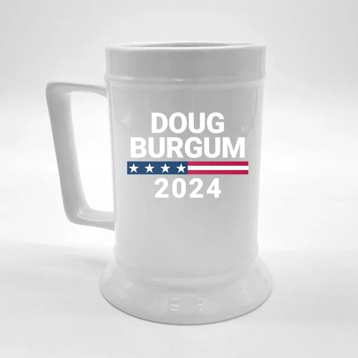 Doug Burgum For President 2024 Election Front & Back Beer Stein