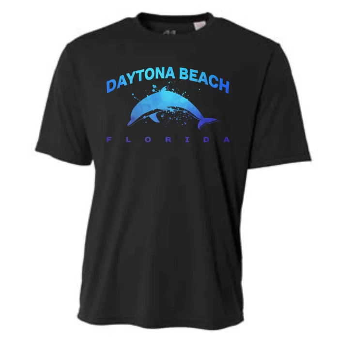 Daytona Beach Florida Dolphin Lover Spring Break Vacation Meaningful Gift Cooling Performance Crew T-Shirt