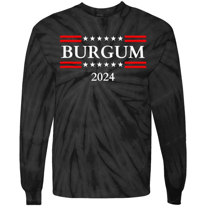 Doug Burgum For President 2024 Election Tie-Dye Long Sleeve Shirt