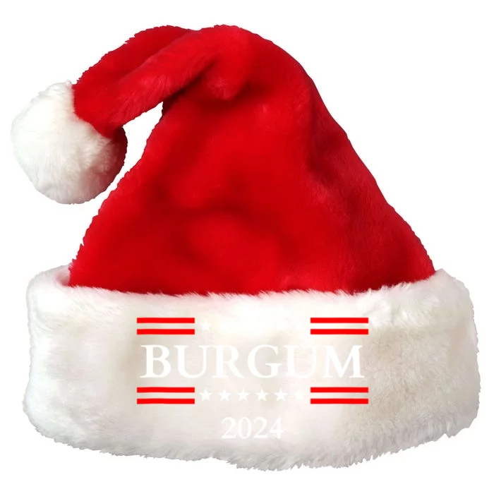 Doug Burgum For President 2024 Election Premium Christmas Santa Hat