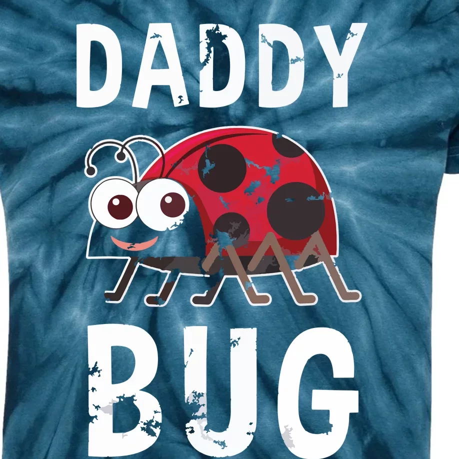 Daddy Bug Funny Ladybug Lover Cute Dad Fathers Day Gift Kids Tie-Dye T-Shirt