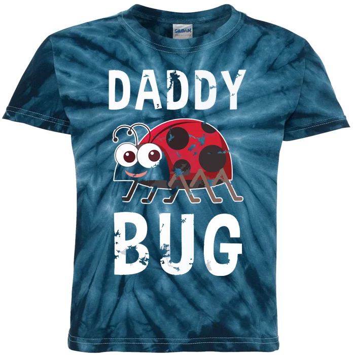 Daddy Bug Funny Ladybug Lover Cute Dad Fathers Day Gift Kids Tie-Dye T-Shirt