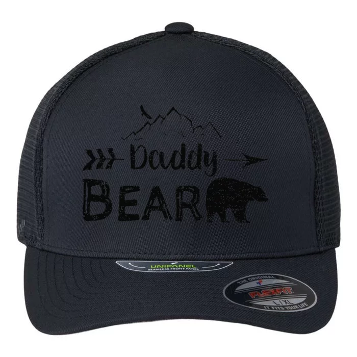 Daddy Bear Fathers Day Flexfit Unipanel Trucker Cap