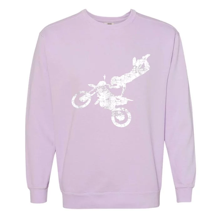 DIRT BIKE FREESTYLE Motocross Enduro Garment-Dyed Sweatshirt