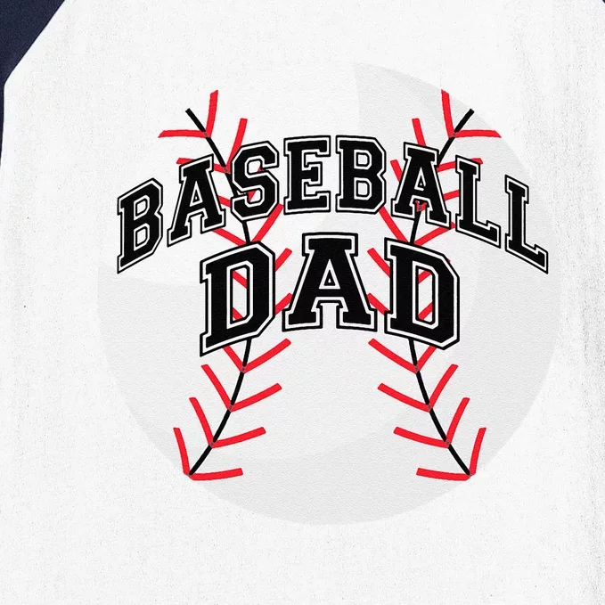 Dad Baseball Fathers Day Proud Daddy Baseball Parent Baseball Sleeve Shirt