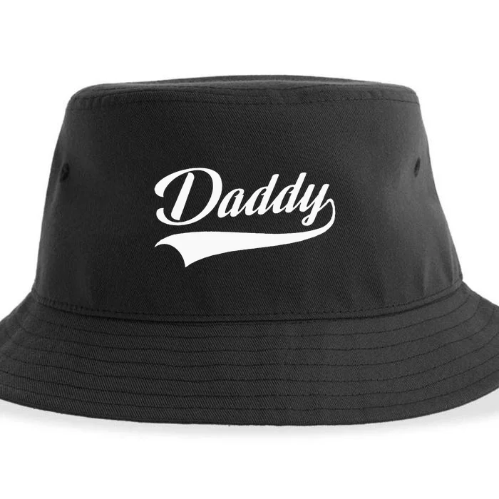 Daddy Best Father Throwback Sporty Design Classic Sustainable Bucket Hat