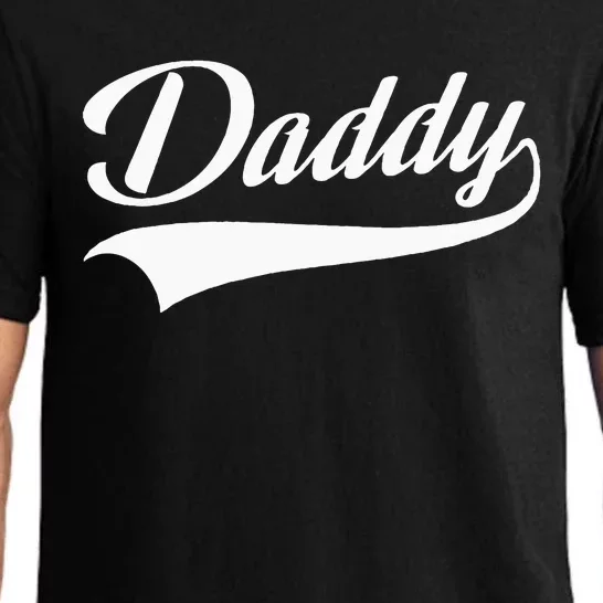 Daddy Best Father Throwback Sporty Design Classic Pajama Set