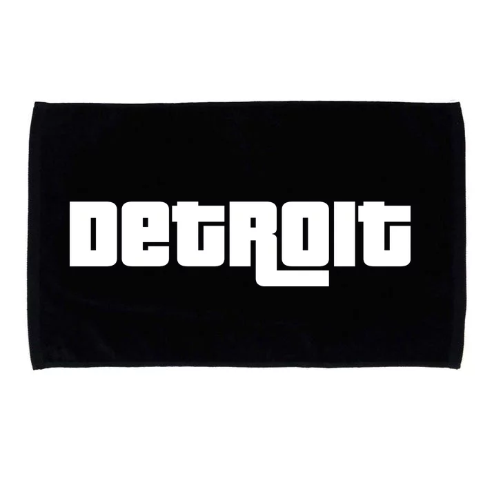 Detroit Bold Future Style Logo Microfiber Hand Towel