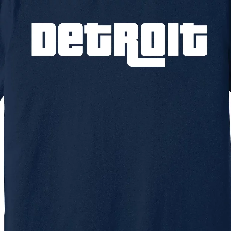 Detroit Bold Future Style Logo Premium T-Shirt