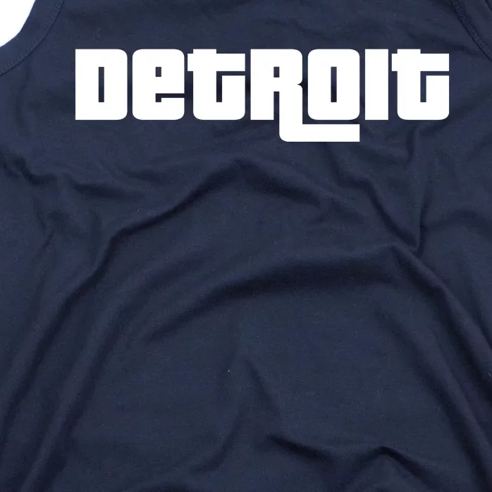 Detroit Bold Future Style Logo Tank Top