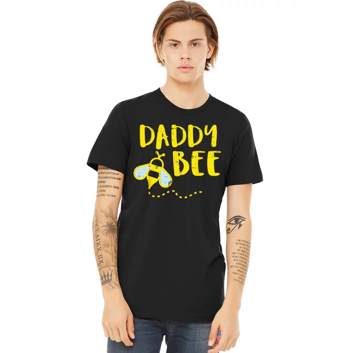 Daddy Bee Family Matching Beekeeping Dad Papa Premium T-Shirt