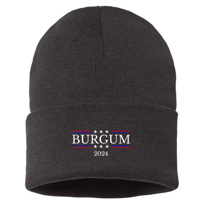 Doug Burgum For President 2024 Election Sustainable Knit Beanie