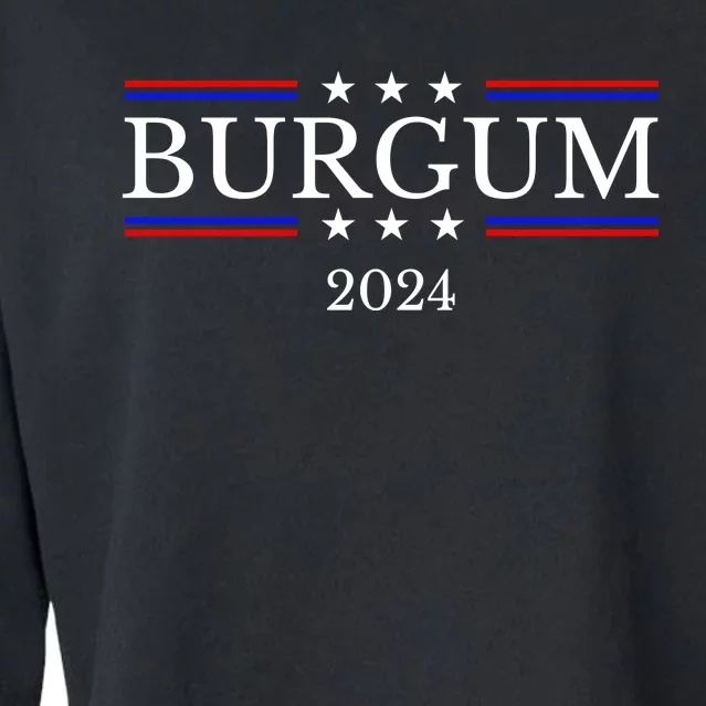 Doug Burgum For President 2024 Election Cropped Pullover Crew