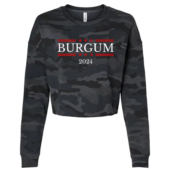 Doug Burgum For President 2024 Election Cropped Pullover Crew