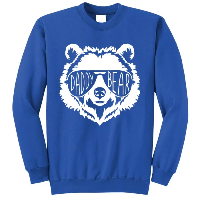 Daddy Bear Face With Sunglasses Gift Tall Sweatshirt