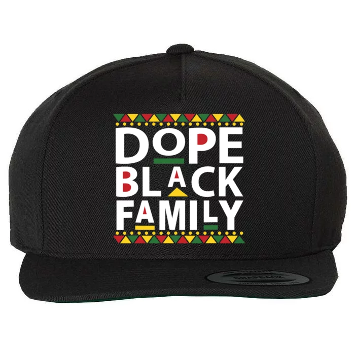 Dope Black Family Reunion Matching Family Picture Wool Snapback Cap