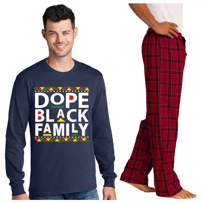 Dope Black Family Reunion Matching Family Picture Long Sleeve Pajama Set