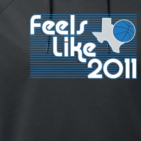 Dallas Basketball Feels Like 2011 Performance Fleece Hoodie