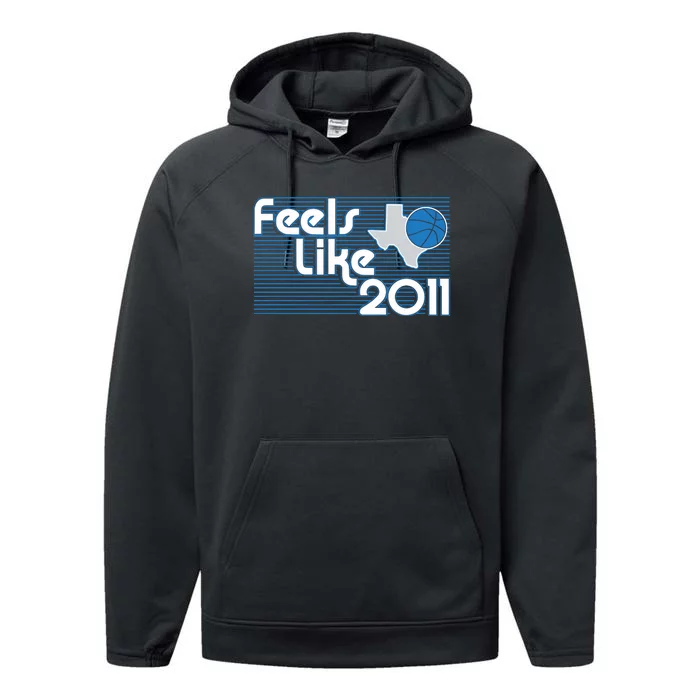 Dallas Basketball Feels Like 2011 Performance Fleece Hoodie