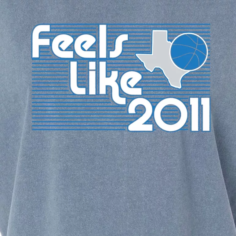 Dallas Basketball Feels Like 2011 Garment-Dyed Women's Muscle Tee