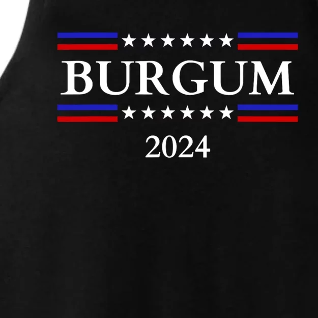 Doug Burgum For President 2024 Election Ladies Tri-Blend Wicking Tank