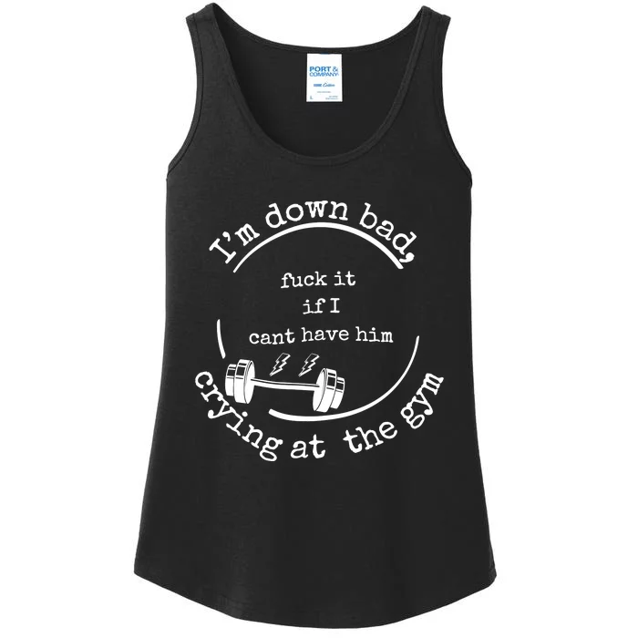 Down Bad Fuck It Ttpd Crop Top Ladies Essential Tank