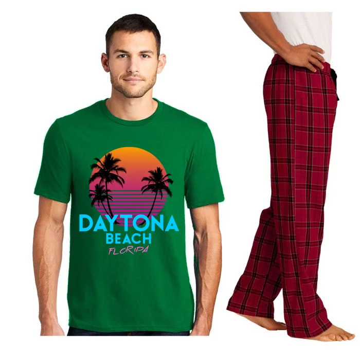 Daytona Beach Florida Retro 80s Gift Pajama Set