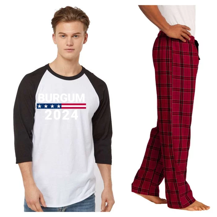 Doug Burgum For President 2024 Election Raglan Sleeve Pajama Set