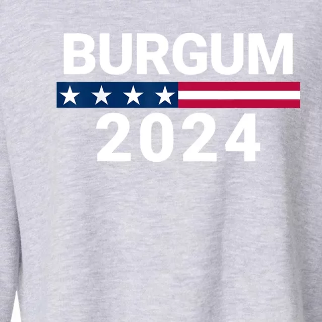 Doug Burgum For President 2024 Election Cropped Pullover Crew